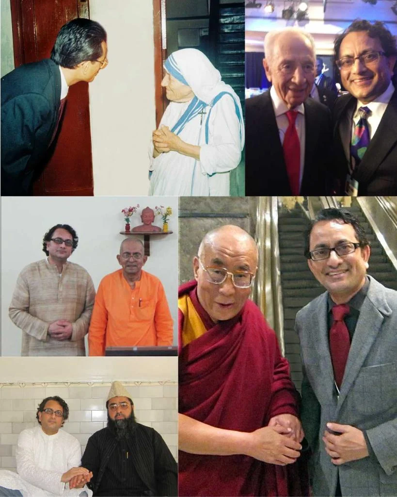 Neil Ghosh with World Leaders